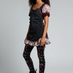 VALENTINE’S VIXON!Cherries and Polka Dots Pun-Up Girl Outfit